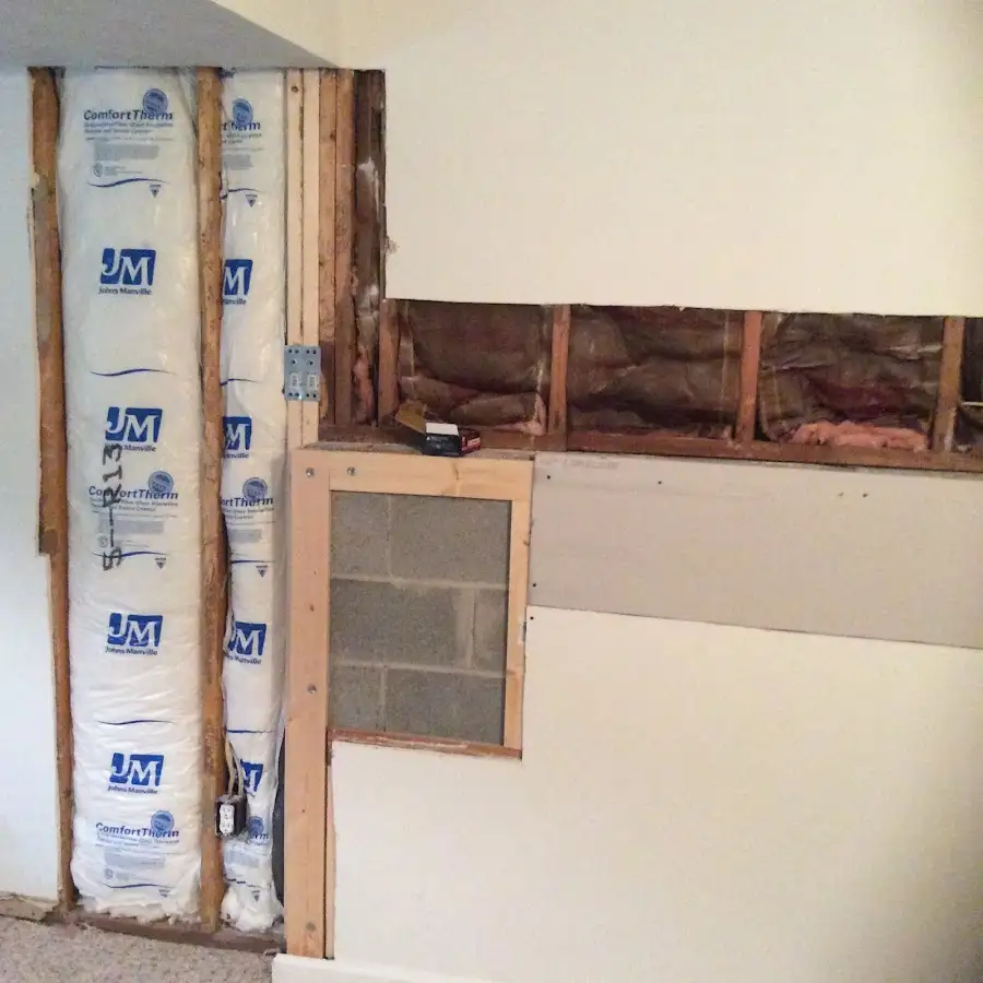 Wall insulation replacement during Structural Drying in Dos Palos